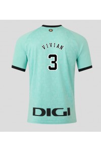 Athletic Bilbao Dani Vivian #3 Jalkapallovaatteet Kolmaspaita 2025-26 Lyhythihainen